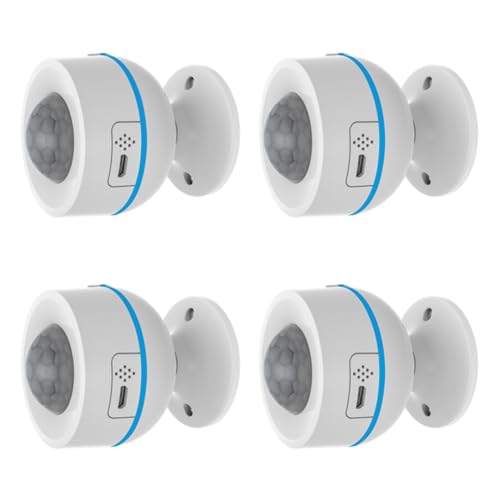 Luobannm 4PCS Z-Wave 700 PIR-Bewegungsmelder mit Temperatur-, Feuchtigkeits- und Lichtsensor für die Heimautomatisierung, Kompatibel mit und Vera A. Luobannm 4PCS Z-Wave 700 PIR-Bewegungsmelder mit Temperatur-, Feuchtigkeits- und Lichtsensor für die Heimautomatisierung, Kompatibel mit und Vera A. von Luobannm
