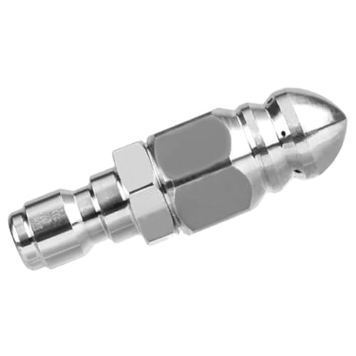 Luobannm 5000 Psi Schlauchdüse Edelstahlkanalkanal -Düsen -Druck Waschmaschine Abwasserkanal Düsenkopf 1/4 "Schnellanschluss Luobannm 5000 Psi Schlauchdüse Edelstahlkanalkanal -Düsen -Druck Waschmaschine Abwasserkanal Düsenkopf 1/4 "Schnellanschluss von Luobannm