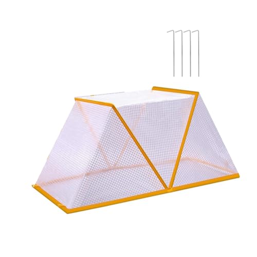Luobannm 80 X 34 X 35 cm, Pflanzenabdeckung für Gartenreihenbeschleuniger, Faltbare Hochbeete, Gemüsereihen, Pflanzenschutz von Luobannm