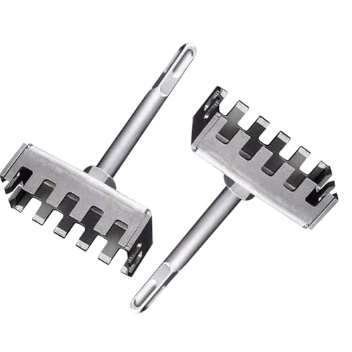 Luobannm 86 Drahtbox, Quadratischer, Runder, Gehärtet und Verschleißfest, für Klempner, Elektrischer Hammer, Locher, 2 Stück von Luobannm