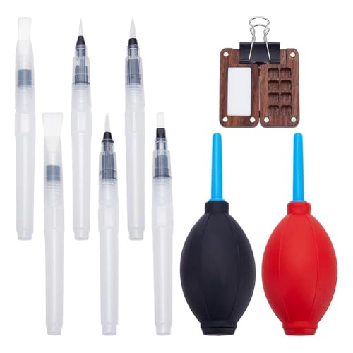 Luobannm 9-Teiliges Tintenmischwerkzeug-Set für Prägung, Malerei, Rendering und DIY-Farbenwerkzeug von Luobannm