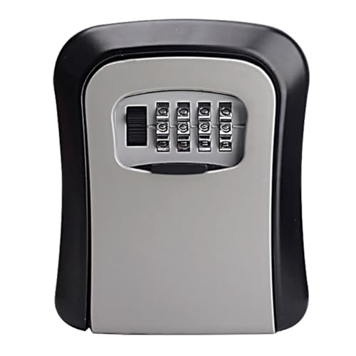 Luobannm An der Wand Montierter Schlüsseltresor, Digitales Passwortschloss, Büroschlüsselsafe, Geheime Aufbewahrungsbox von Luobannm