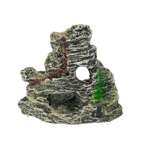 Luobannm Aquarium Dekoration Harz Felsen Mini Künstliche Dekorationsfelsen Aquarium Dekoration Kleine Felsen für Fischtank Dekorationen Typ B von Luobannm