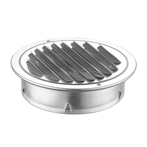 Luobannm Auspuffhaube 80mm Edelstahl Luftentlüftungsgitter Insektenschutz Bildschirm Home Außenwandkanäle Lüftungsinstrument von Luobannm