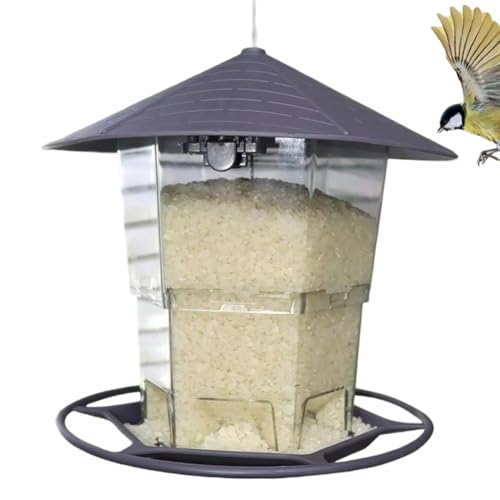 Luobannm Automatischer Futterautomat Vogelfutterautomat für Draußen, Großer Futterautomat Luobannm Automatischer Futterautomat Vogelfutterautomat für Draußen, Großer Futterautomat von Luobannm