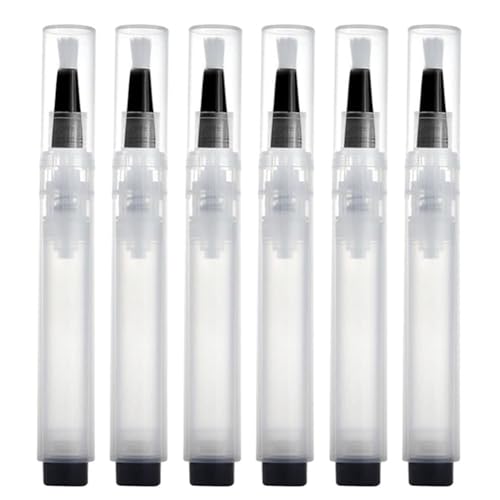Luobannm Befüllbarer Lackstiftpinsel, 6 Ml, Multifunktionsstifte für Heimreparaturen (6 Stück) von Luobannm