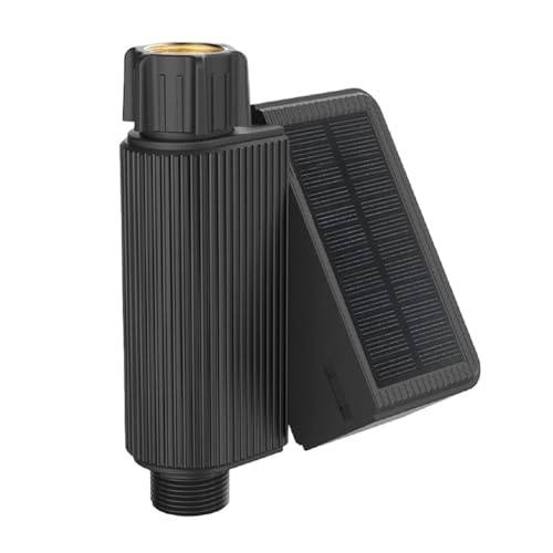Luobannm Bluetooth Fähiger WiFi Solar Timer - Automatisches Wasserventil für Rasen, Garten & Tröpfchenbewässerung von Luobannm
