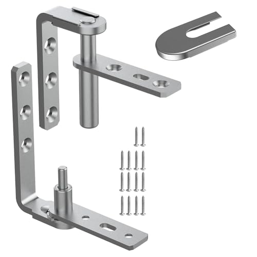 Luobannm Café -Türscharniere Hardware für Schwingtüren Salon -Türscharnierkomponenten für Schwung Tür Hardware Ersatzteile Silber Luobannm Café -Türscharniere Hardware für Schwingtüren Salon -Türscharnierkomponenten für Schwung Tür Hardware Ersatzteile Silber von Luobannm