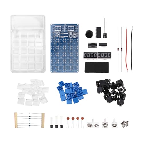 Luobannm Calculator DIY Kit mit LED-Display - Elektronik Bausatz zum Löten - Trainingsexperiment - Übungsprojekt zum Löten von Luobannm