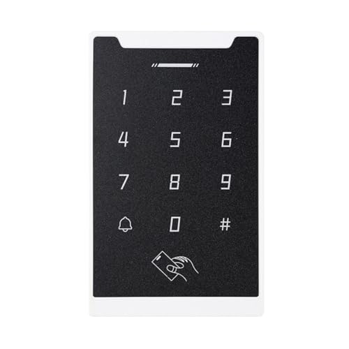 Luobannm DC 12V 24V Zugangskontrolle Wasserdichtes Türschloss Tastaturkarte Durchziehen Passwort Elektronisches Türöffnersystem ID von Luobannm