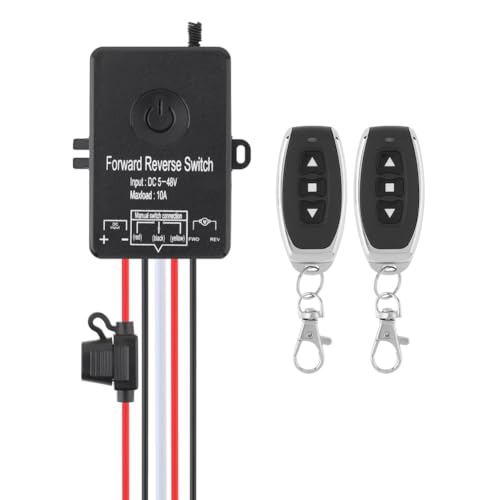 Luobannm DC 5V-48V 10A Linear Controller Drahtloser Vorwärts-Stürmer-Fernbedienungsschalter DC Motor Winch Magnet Relay-Schütze von Luobannm