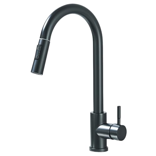 Luobannm Edelstahl-Küchenarmatur 360° Schwenkbarer Reinigungsarmatur Küchenspüle Mischbatterie Wasserhahn Strahlkopf von Luobannm