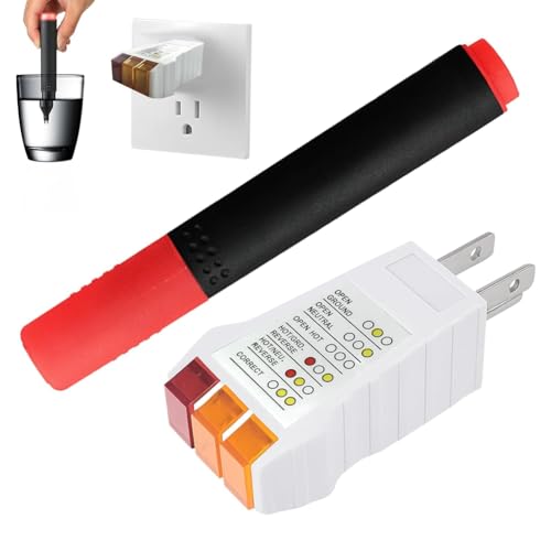 Luobannm Erdungstester -Tester- und Leitfähigkeitsteststift für Erdungsblätter, Matten, Decken, Kissenbezüge, Armbänder von Luobannm