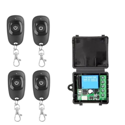 Luobannm Fernbedienungsschalter Universal 433 MHz DC 12V 10A Relaisempfänger für Gate -LED -Garagentür Luobannm Fernbedienungsschalter Universal 433 MHz DC 12V 10A Relaisempfänger für Gate -LED -Garagentür von Luobannm