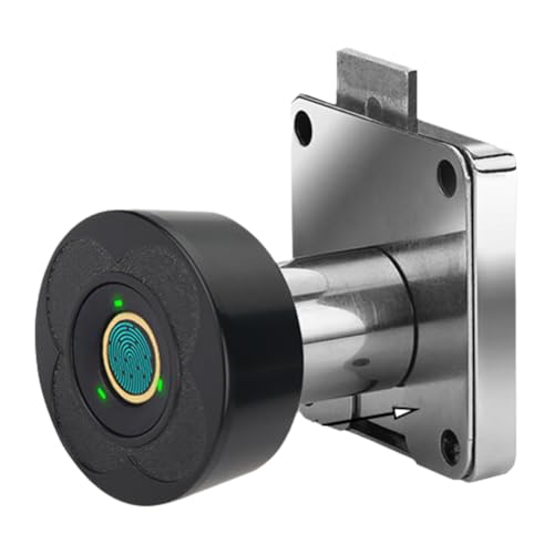 Luobannm Fingerabdruck Schloss Elektronische Türschloss Ohne Stanzverbrauch Biometrischer Tricolor -Lampe Schwarzer Fingerabdruck Luobannm Fingerabdruck Schloss Elektronische Türschloss Ohne Stanzverbrauch Biometrischer Tricolor -Lampe Schwarzer Fingerabdruck von Luobannm