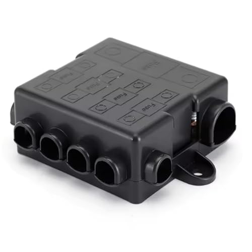 Luobannm Für Sicherungshalter Hochleistungs-Stromverteilungs-Sicherungskastenblock 12-32 V für Auto-Boot-Auto-Spannungsregler von Luobannm