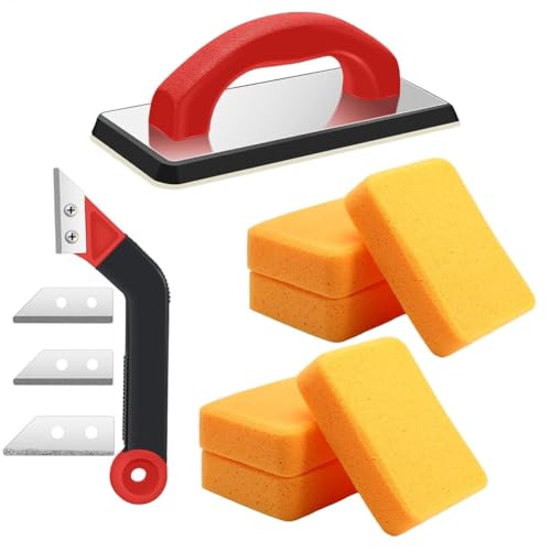 Luobannm Fugenmörtel Float Tile Saw Band 3 Klingenersatzentfernungswerkzeug für Ziegel, Gips, Trockenbau, Beton B von Luobannm