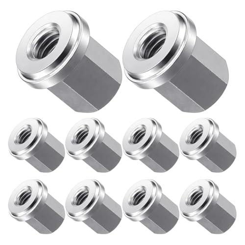 Luobannm Geschlossener Batterie -Bolzennuss 3/8 "10 PCs Edelstahl für Standard 3/8" Stift von Luobannm