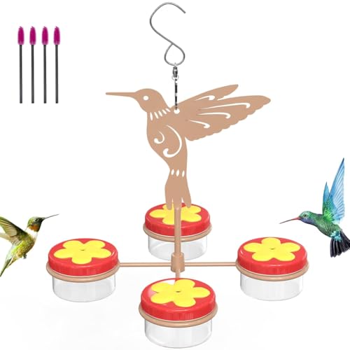 Luobannm Hummingbird- Fütterer für Draußen Hängende Plastik-Hummingbird-Fütterer Imitation Von Blumen Abnehmbare Vogelfutter. Luobannm Hummingbird- Fütterer für Draußen Hängende Plastik-Hummingbird-Fütterer Imitation Von Blumen Abnehmbare Vogelfutter. von Luobannm