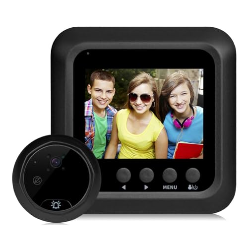 Luobannm Intelligente Türklingel, 2,4 - -LCD -Bildschirm -Tür -Zuschauer -Überwachungskamera, Digital -Türüberwachungssystem Luobannm Intelligente Türklingel, 2,4 - -LCD -Bildschirm -Tür -Zuschauer -Überwachungskamera, Digital -Türüberwachungssystem von Luobannm