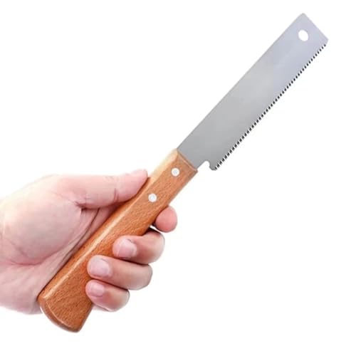 Luobannm Japaner Stil Handgefertigter Gehrungssäge Doppelseitig Feines Zahn Präzisionsflaches Schneidwerkzeug für Holzbearbeitungsmesser für Holzbearbeitung Luobannm Japaner Stil Handgefertigter Gehrungssäge Doppelseitig Feines Zahn Präzisionsflaches Schneidwerkzeug für Holzbearbeitungsmesser für Holzbearbeitung von Luobannm