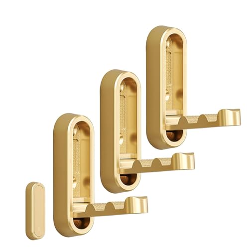 Luobannm Kein Bohren Saugnapf-Haken, Saugnapf-Haken mit Hoher Tragkraft, Goldene Wandhaken von Luobannm