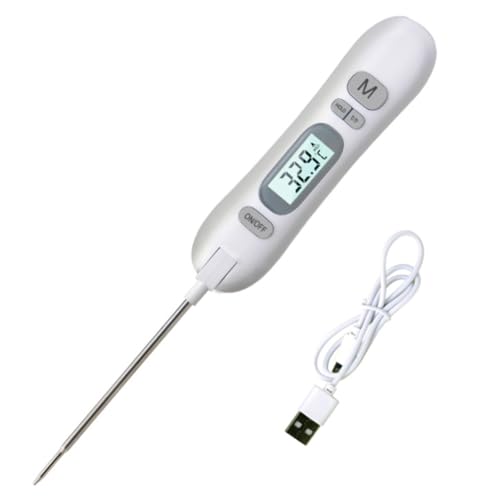 Luobannm Kochtemperatur-Messwerkzeug Backofen-Thermometer Geeignet Zur Messung der Grill- und Wassertemperatur in der Küche Beim Backen mit Sonde Luobannm Kochtemperatur-Messwerkzeug Backofen-Thermometer Geeignet Zur Messung der Grill- und Wassertemperatur in der Küche Beim Backen mit Sonde von Luobannm
