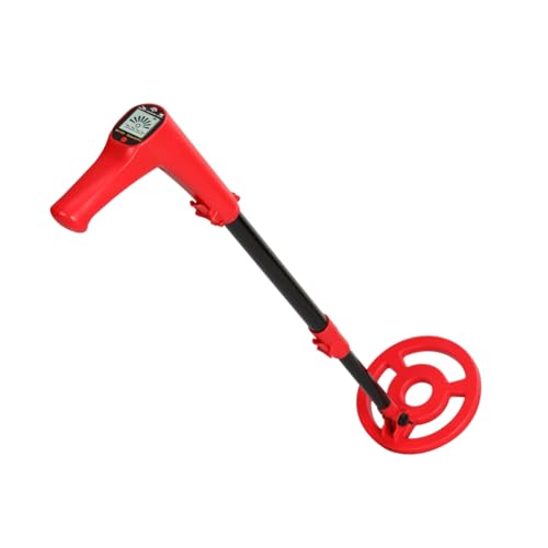 Luobannm MD1009 Handmetalldetektor für Den Außenbereich, Münzortungsgerät, Unterirdischer Outdoor-Wissenschaftsdetektor, Metallsucher, Rot von Luobannm