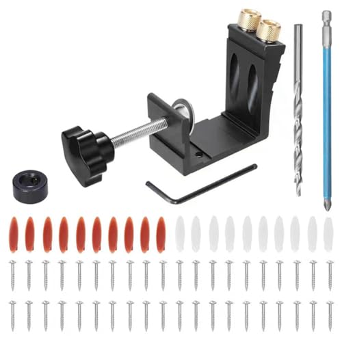 Luobannm Mini Punching Vorrichtung Set Schräglöcheröffnungs-Aufhängungsvorlage Fügeinstallation-Werkzeug Schwarz von Luobannm