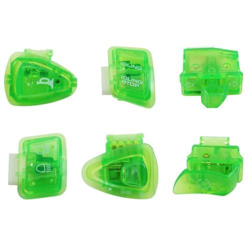 Luobannm Moped Roller Schalterknopf für GY6 50cc 125cc 150cc ATV Moped Roller Motorrad Hupe Dimmer Blinkerschalter Grün von Luobannm