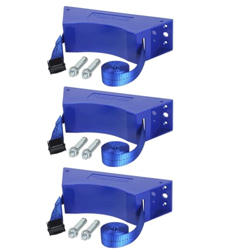 Luobannm Multi-Pack Propangasflaschenhalter mit Wandhalterung, Sicherheitsband und Schrauben Inklusive, Set mit 3 Stück von Luobannm