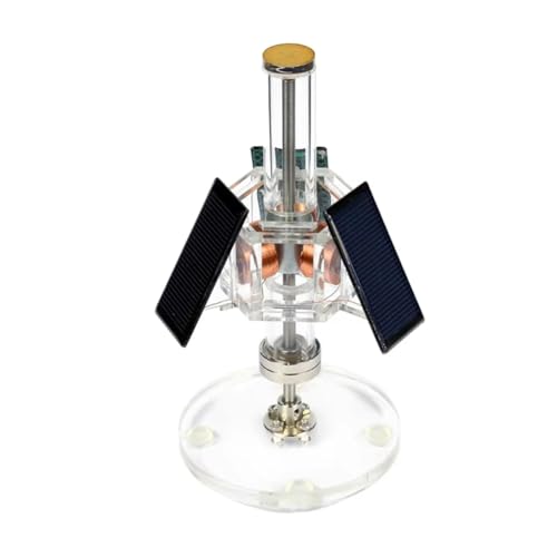 Luobannm Pinsel Ohne Magnetische Levitation Solar Motor Dreiseitig Vertikales DIY Wissenschaftliches Experiment-Lehrmodell von Luobannm