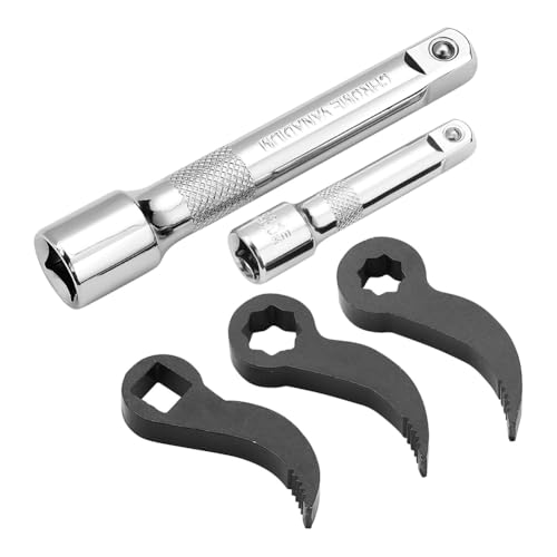 Luobannm Pry Bar Wrench Adaptor Halbwellenentfernungs-Werkzeug mit Verlängerungsstange für Enge Räume von Luobannm