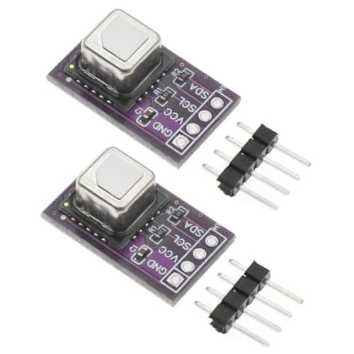 Luobannm SCD40-Gassensormodul 2,4-5,5 V Erkennt CO2-Kohlendioxid-Temperatur- und Feuchtigkeitssensor I2C-Kommunikation von Luobannm