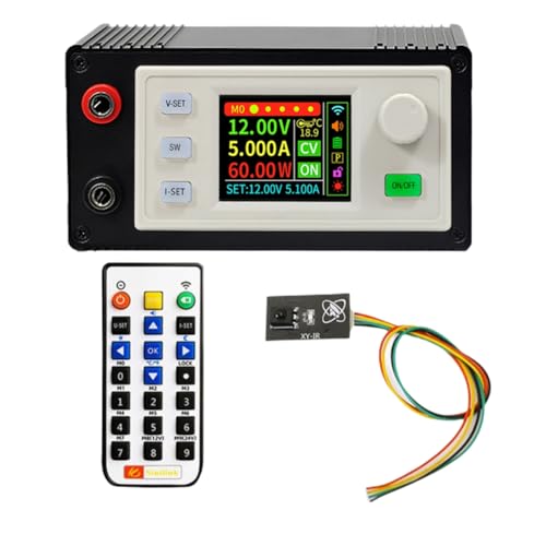 Luobannm SK120S DC Geregeltes Netzteil + IR-Kit DC-Buck-Konverter Einstellbares Geregeltes Netzteil 7A120W Solarlademodul von Luobannm