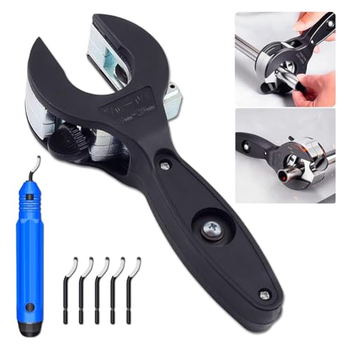 Luobannm Schlauchschneider Schlauchschneider 5/16 "Bis 1 1/8", 2 in 1-360 ° Schlauchkleider Des Schlauches zum Schneiden Von Kupfer von Luobannm