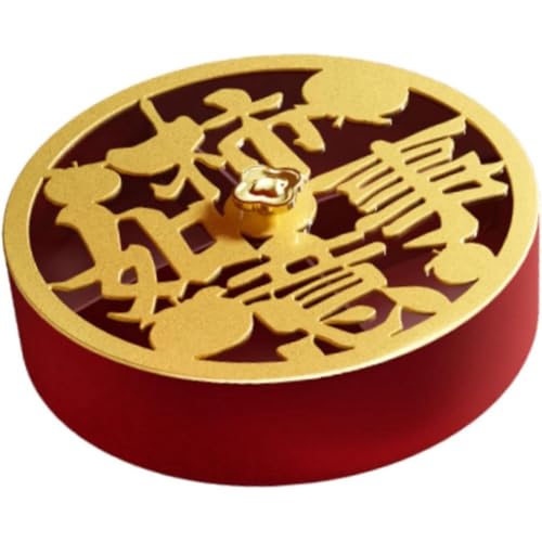 Luobannm Serviertablett mit Unterteilung, Snacktablett mit Fächern, Behälter, Servierschüssel, Snackplatten für Süßigkeiten zum Chinesischen Neujahrsfest, Hochzeit Luobannm Serviertablett mit Unterteilung, Snacktablett mit Fächern, Behälter, Servierschüssel, Snackplatten für Süßigkeiten zum Chinesischen Neujahrsfest, Hochzeit von Luobannm