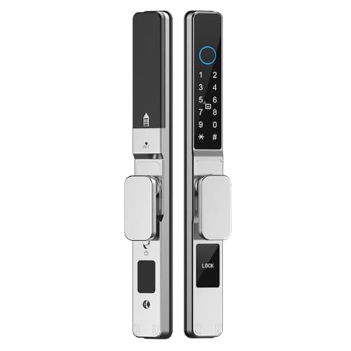 Luobannm Smart Electronic Door Lock Double Haken Fingerabdruck Passwort Elektronische Schiebetürschlos von Luobannm