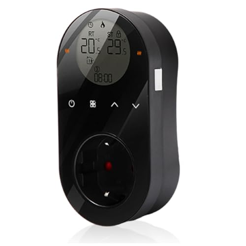 Luobannm Temperaturcontroller Thermostat WiFi Smart LED -Stecker Digitalen Energiestecker 16A Fernbedienung zum Erhitzen Von Kühlung EU -Stecker von Luobannm