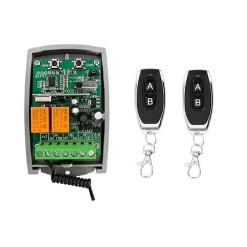 Luobannm Tuya 433MHz WiFi Smart Receiver 7-32V 2Ch Garagentor Fernsteuereröffner Rolling Code Sender Luobannm Tuya 433MHz WiFi Smart Receiver 7-32V 2Ch Garagentor Fernsteuereröffner Rolling Code Sender von Luobannm