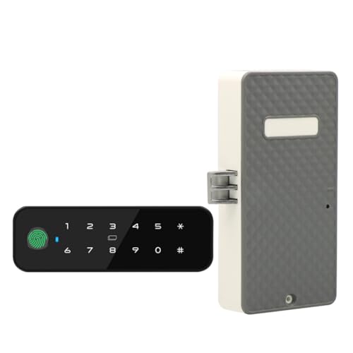 Luobannm Tuya Bluetooth Smart Fingerabdruck Schloss Elektronische Holzschrank-Lock-App-Fernbedienung für Möbelschubliker ES285-H Luobannm Tuya Bluetooth Smart Fingerabdruck Schloss Elektronische Holzschrank-Lock-App-Fernbedienung für Möbelschubliker ES285-H von Luobannm