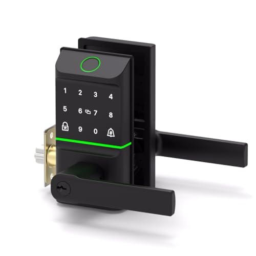 Luobannm Tuya Fingerabdrucktür Schloss Fingerabdrucktür Schloss Passwort Fingerabdruck IC Kartenschlüssel App Remote Eletronico Digital Unlock von Luobannm