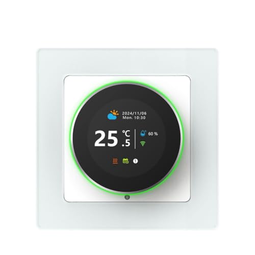Luobannm Tuya WLAN Smart Knob Thermostat Wasser Gas Heizkessel Elektrische Heizungs Temperaturregler für Elektrische Fußbodenheizung 16A Luobannm Tuya WLAN Smart Knob Thermostat Wasser Gas Heizkessel Elektrische Heizungs Temperaturregler für Elektrische Fußbodenheizung 16A von Luobannm