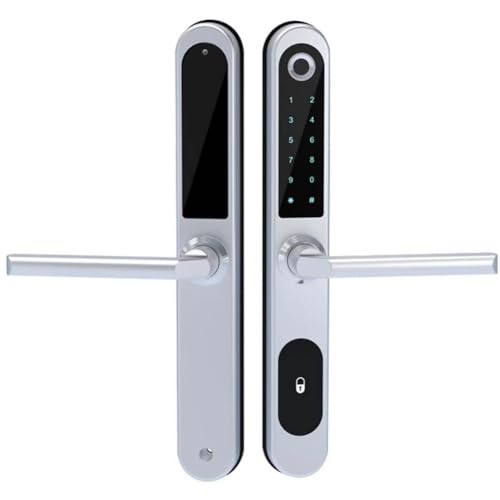 Luobannm Tuya WiFi App Wasserdichte Intelligente Aluminium -Türschloss Fingerabdruck Biometrische Wasserdichte Digitale Elektronische Lock -App IC -Karte Kennwort Aluminiumlegierung Lock Block B Luobannm Tuya WiFi App Wasserdichte Intelligente Aluminium -Türschloss Fingerabdruck Biometrische Wasserdichte Digitale Elektronische Lock -App IC -Karte Kennwort Aluminiumlegierung Lock Block B von Luobannm