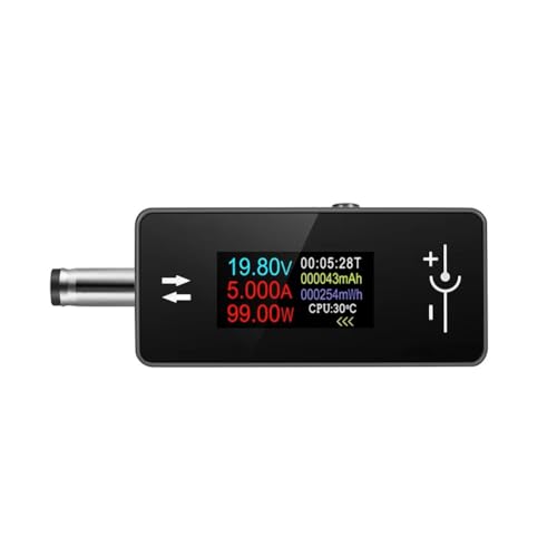 Luobannm Typ-C-Tester DC Digital Voltmeter Amperimetro Stromspannungsmesser Amp Volt Amperemeter Power Bank Ladegerät Anzeige von Luobannm