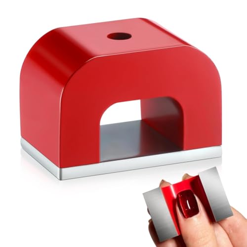 Luobannm U-Förmiger Magnet 30 Lbs Zugkraft, Rechteckiger Utility-Magnet für Zuhause, Büro und DIY von Luobannm