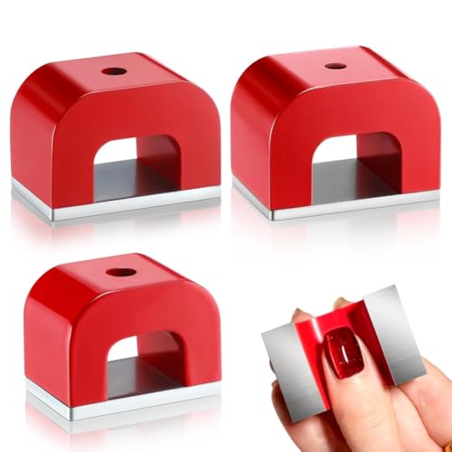 Luobannm U-Förmiger Magnet 30 Pfund Zugkraft Rechteckiger, Utility-Magnet für Zuhause, Büro und DIY. von Luobannm