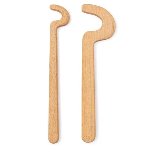 Luobannm Vase-Töpfe, die Tonskulpturen Werkzeug Keramik Werfen Stick- 2pcs Cup Töpferei-Tonwerkzeuge mit Langem von Luobannm
