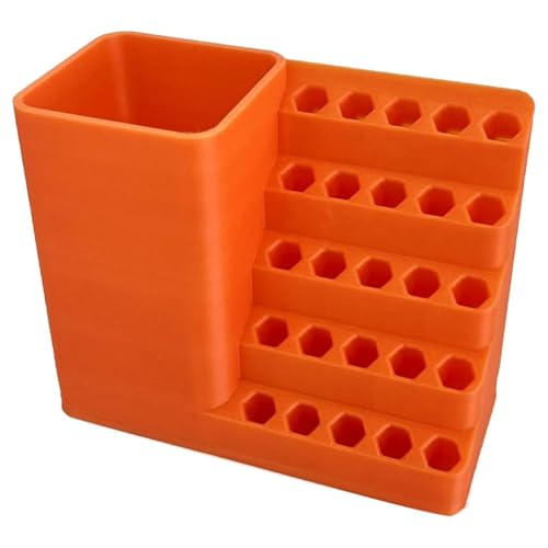 Luobannm Werkzeugkasten Zur Aufbewahrung Von Schraubendreherbits, Aufbewahrungsbox für Bohrerbithalter, Werkzeugkasten mit Bohrmaschinenhalter, A von Luobannm