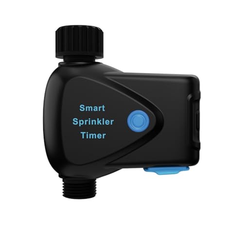 Luobannm Wireless WiFi Smart Sprinkler Meter Tuya Wassermesser Echtzeitflussrate und Wasserverbrauchsüberwachung Drahtlos Kontrolliert von Luobannm